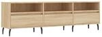 vidaXL TV Schrank, Fernsehschrank mit Eisenbeinen, Fernsehtisch f&uuml;r Wohnzimmer,
