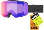 uvex pwdr FM - stylische, verspiegelte Skibrille mit weitem Sichtfeld und