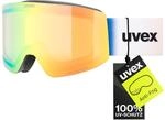 Uvex provoqe FM - stylische, verspiegelte Skibrille mit Anti-Fog-Beschichtung und