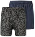 Schiesser Herren 2 Pack Boxershorts Baumwolle Jersey weich Multipack -...