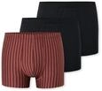 Schiesser Herren 3 Pack Unterw&auml;sche Shorts mit weichem Bund Bio Baumwolle Multipack