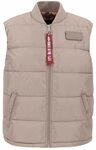 Alpha Industries Puffer Vest LW Weste f&uuml;r Herren Vintage Sand
