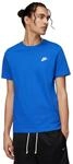 Nike Sportswear Club Herren-T-Shirt, Game Royal, AR4997-480, M