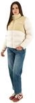 The North Face Damen Saikuru Jacke, Gravel/White Dune, L