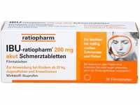 IBU-RATIOPHARM 200 mg akut Schmerztbl.Filmtabl. 20 St Filmtabletten 20 St