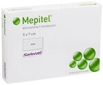 Mepitel Polymide Netz-Silikonverband, 7 x 5 cm, 5 St&uuml;ck