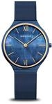 BERING Damen Uhr Quarz Movement - Ultra Slim Collection mit Edelstahl und Saphirglas