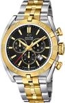 JAGUAR Swiss Made Herrenuhr Chronograph aus Edelstahl 316L Goldfarben | Quarzuhr,