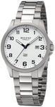 REGENT Herren-Armbanduhr Titan Wei&szlig; 10 Bar 11090372