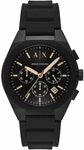 Armani Exchange Watch for Men, Chronograph Movement and 46mm Case Size with Stainless