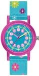 ICE-WATCH - Ice Learning Pink Flowers - Blaue M&auml;dchenuhr mit nylonarmband -...