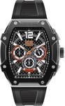 Ice-Watch - ICE boliday Steel - Schwarze Herrenuhr mit Silikonarmband (Large)