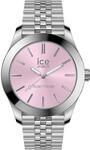 Ice-Watch - ICE steel Silver light pink - Silbergraue Damenuhr mit Metallarmband -