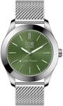 Ice-Watch - ICE steel Silver green - Silbergraue Herrenuhr mit Metallarmband - 023796