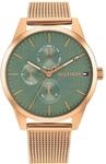 Tommy Hilfiger Multi Zifferblatt Quarz Uhr f&uuml;r Damen mit Edelstahlarmband
