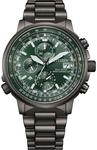 Citizen AT8304-57W Funkuhr f&uuml;r Herren, Eco-Drive H800, Funkuhr, Edelstahl, grau,