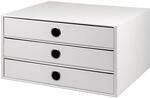 R&ouml;ssler SOHO Schubladenbox A4 Aus Papier, B&uuml;ro Organizer Schreibtisch Mit 3
