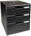 Exacompta 325414D Ablagebox Modulo mit 3 Schubladen f&uuml;r DIN A4+ Dokumente.