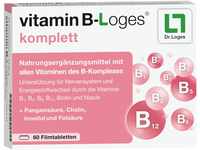 vitamin B-Loges® komplett - 60 Filmtabletten - Nahrungsergänzungsmittel mit...