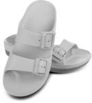 Aqua Speed Alicante Slipper Damen Hellgrau 05 Gr. 38 | Leichte Eva-Sohle &