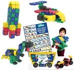 Clics Konstruktionsspielzeug f&uuml;r Kinder ab 3 Jahre, kreatives Lernspielzeug im 377