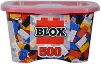 Simba 104114206 - Blox Container 500, 5 Farben, 8er Steine je 80, 4er Steine je 20,