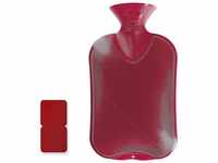 Fashy 6460 42 Wärmflasche Doppellamelle 2.0 L, cranberry