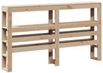 vidaXL Kopfteil, Bettkopfteil mit Ablagen, Freistehend Betthaupt f&uuml;r Holzbett
