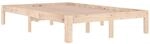 vidaXL Massivholzbett, Bett Holzbett f&uuml;r Schlafzimmer, Bettgestell Bettrahmen...