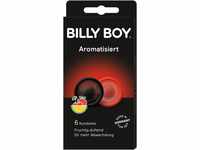 Billy Boy Aromatisiert 6er - rote und schwarze Kondome mit fruchtigem Duft: