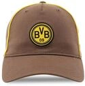 PUMA Unisex Borussia Dortmund King Cap OneSize, Haute Coffee Matte Gold Brown Beige