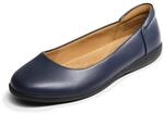DREAM PAIRS Ballerinas Damen Bequeme Schlichte,Size 38.5,Marine