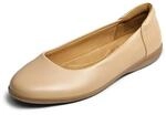 DREAM PAIRS Ballerinas Damen Bequeme Schlichte,Nackt,36.5