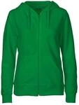 Neutral Ladies Zip Hoodie, Gr&ouml;&szlig;e:L, Farbe:Green