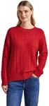 Street One Kuscheliger Strukturpullover Racing red 40