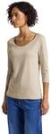Damen Basic T-Shirt mit 3/4 Arm