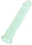 EIS, Dildo, Schimmernder Naturdildo mit Saugfu&szlig;, 23 cm, naturnahes Design, weich &