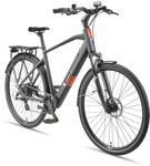 TELEFUNKEN E-Bike 28 Zoll Fahrrad f&uuml;r Herren | Trekking Pedelec mit 8-Gang