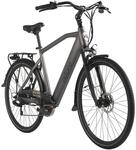 Adore E-Citybike 28" Alu Cityfahrrad CV-190 Heckmotor 45NM / 12,8Ah Anthrazit matt