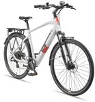 TELEFUNKEN E-Bike 28 Zoll Fahrrad f&uuml;r Herren | Trekking Pedelec mit 8-Gang