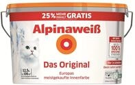 Alpinawei&szlig; Das Original &ndash; optimal deckende und ergiebige wei&szlig;e Wandfarbe...