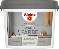 Alpina Bad & K&uuml;che Wandfarbe &ndash; matte Innenfarbe f&uuml;r Feuchtr&auml;ume, hohe...
