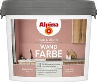 Alpina Bad & K&uuml;che Wandfarbe Rosenstaub matt &ndash; f&uuml;r Feuchtr&auml;ume &ndash; 2,5...