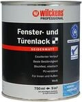 Wilckens Professional Fenster- und T&uuml;renlack seidenmatt, 750 ml, Wei&szlig;