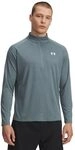 Under Armour Tech-Herren-Langarmshirt mit halbem Rei&szlig;verschluss, (587) Jaspis
