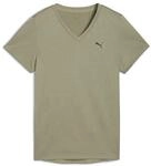 Puma Unisex W Tad Essential Vneck Tees, Lux Army, L EU