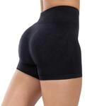 SMILODOX Shorts Damen Cetrina Pro, Seamless High Waist Hotpants, figurbetont &