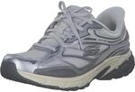 Skechers Damen Stamina Sport Sneaker, Silber, 38.5 EU, Silber, 38.5 EU