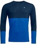 ORTOVOX Herren 185 Rock'n'Wool Longsleeve, deep Ocean, L