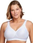 Glamorise Damen 1006 Sports Bra, Wei&szlig;, 110E